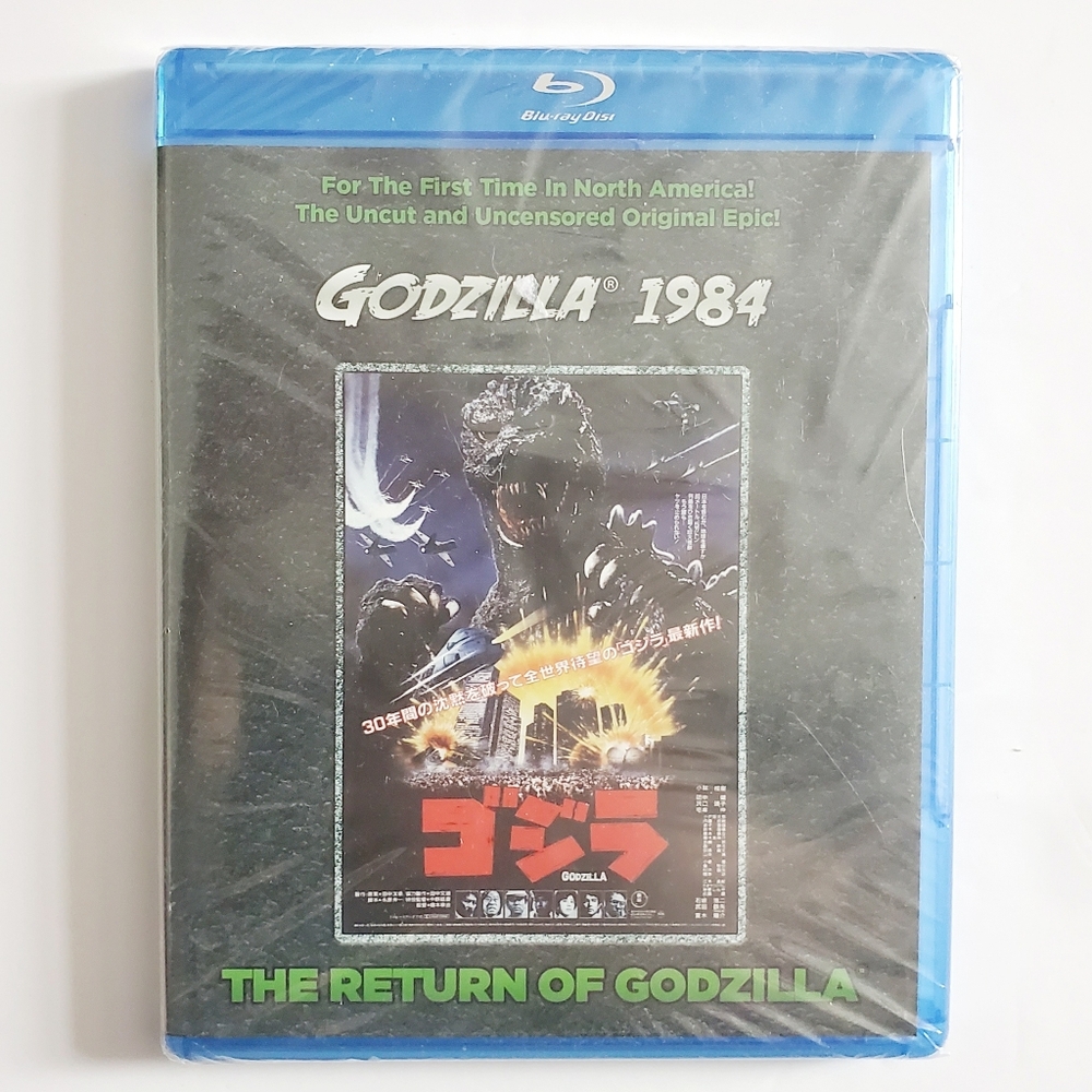 Godzilla 1984: The Return of Godzilla Uncut and uncensored originsl epic! BR